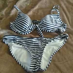 2 pc sailor swim suit